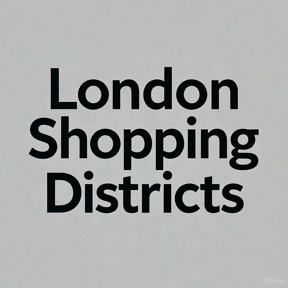 London Shopping Districts